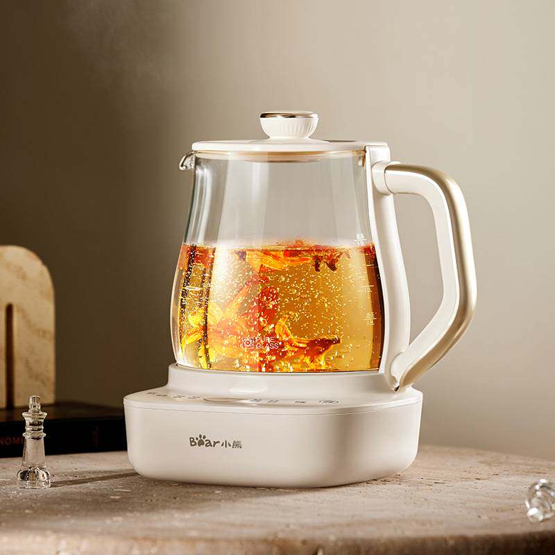 专柜正品小熊全玻璃恒温养生壶YSH-H15F2家用多功能办公室小型煮