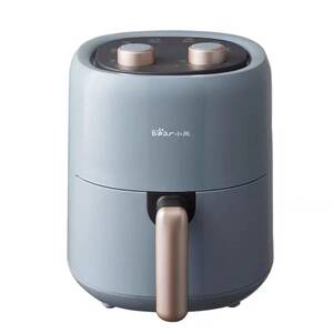 专柜正品小熊 QZG-E12W5空气炸锅家用  3L 双旋钮电炸锅 微电脑触