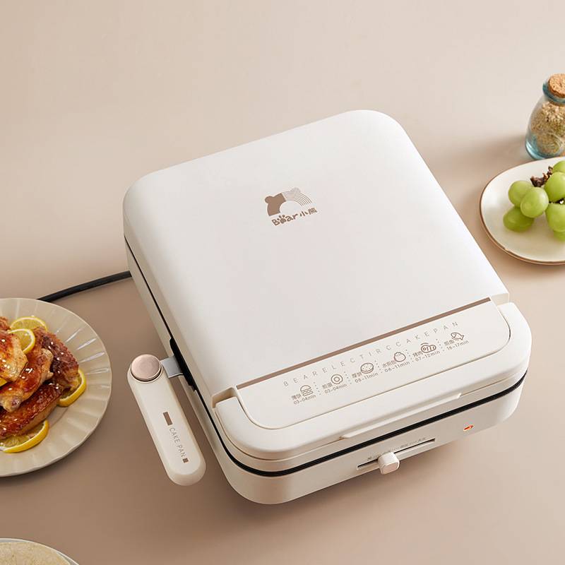 专柜正品小熊DBC-L18U1电饼铛 家用大口径双面加热可拆洗三明治早