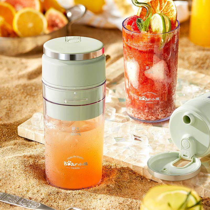 专柜正品小熊榨汁机家用小型便携榨汁杯电动搅拌炸汁果汁杯多功能