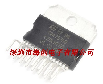 全新原装TDA7576B ZIP-17 线性放大器 音频放大器功放IC集成芯片