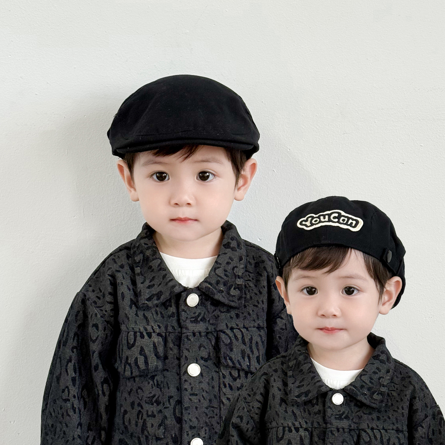 儿童前进帽春秋季洋气宝宝帽子