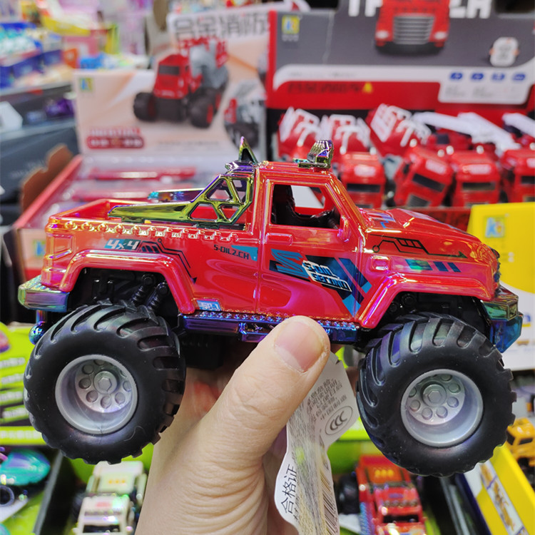 急速跑车惯性小车炫彩小汽车音乐灯光赛车男孩玩具小礼物模型皮卡