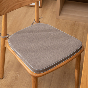 坐垫椅垫马蹄形餐桌椅子垫加厚亚麻凳子垫四季 通用家用可拆洗座垫