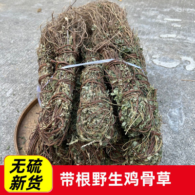 鸡骨草带根老藤大黄草新鲜干货无硫泡茶水煲汤料滋补中草药材250g