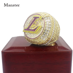 2020湖人总冠军戒指公牛詹姆斯科比篮球金属钻石收藏球迷纪念礼物