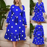 Plus size Long maxi Dress Dresses for Women ladies clothes thumbnail 2