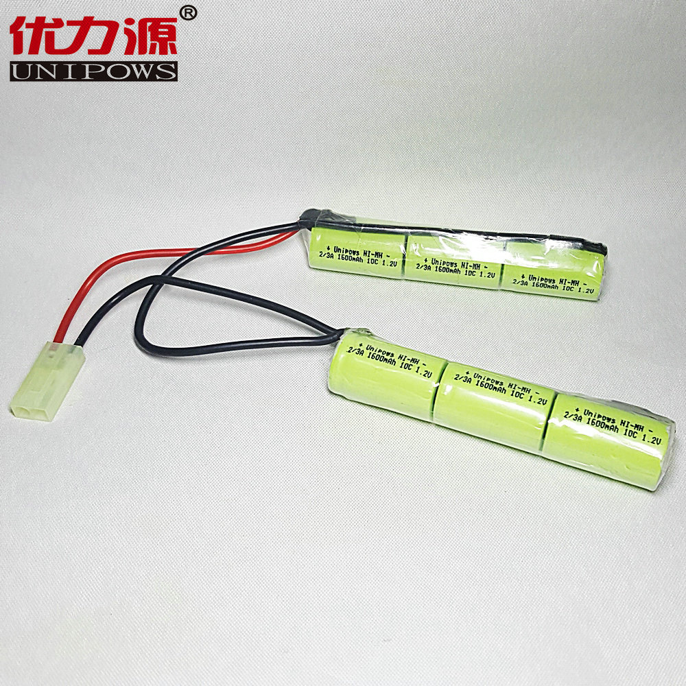 优力源7.2V电池组1600mAh 2/3A电池组 10C高倍率电池组 双柱型