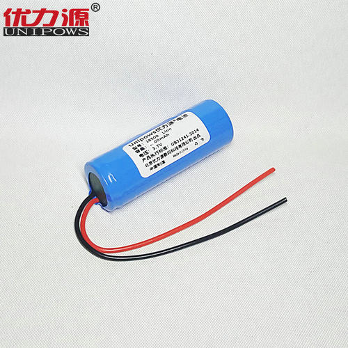 优力源3.7V 18500冲牙器无线扫码器扫描枪电池1400mAh 引线