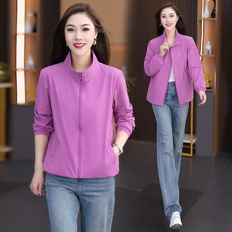 春秋外套女2026新款爆款立领开衫夹克女士名牌小个子短款休闲女款