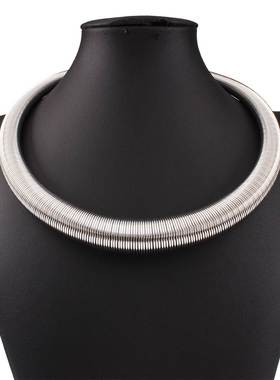 欧美风女项链时尚项圈 metal ring necklace women jewelry