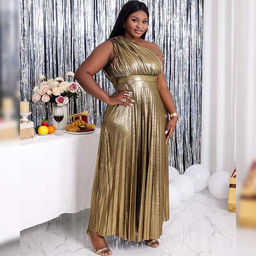 Luxury evening gown Fat Women Party Long Dress Big Size Lady