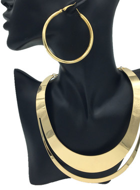 欧美choker朋克合金项圈女颈链项链套装 women necklace jewelry