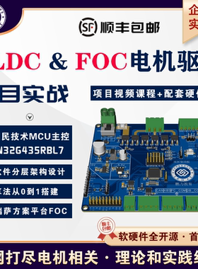 朱有鹏老师电机驱动项目 BLDC FOC三相直流无刷电机 国民技术瑞萨