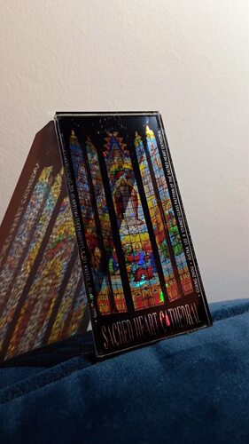 广州圣心大教堂冰箱贴 手绘彩窗彩色透光 文创纪念品 旅游纪念品