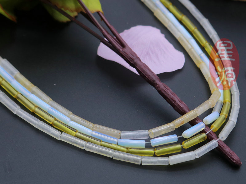 diy天然蛋白石手工配饰黄玛瑙