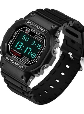 Men's SANDA LED Digital Watch Men 2019 Sport Wrist watch手表