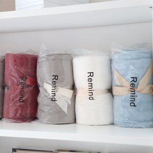 export solid color flannel office cover legs knee blanket