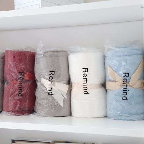 export solid color flannel office cover legs knee blanket