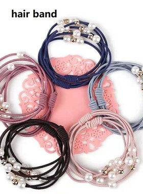 发圈发带头绳橡皮筋cheap head ties band hair rubber fashion