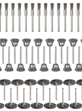 60PC 90PC钢丝刷 除锈打磨 电磨刷子