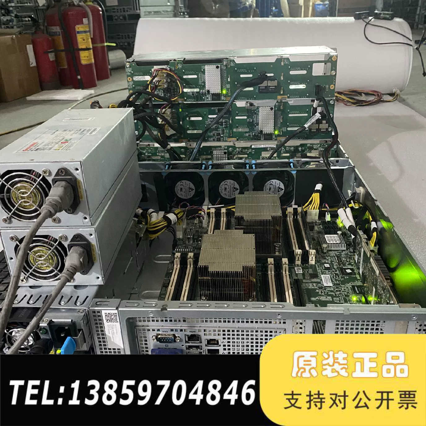 12盘位3.5寸扩展硬盘笼子8087一线认12盘直通卡黑群议价