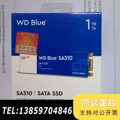 WD Blue SA510 1T固态M2 sata硬盘，议价