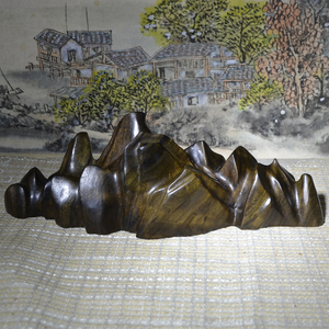 金丝楠木笔架文房用品