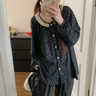 产妇哺乳 孕妇睡衣秋冬季 德绒月子服冬厚款 11月份产后加绒加厚大码