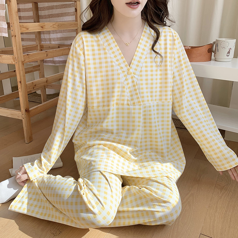 带胸垫月子服3月份春秋产后纯棉全棉吸汗四季款孕妇睡衣产妇哺乳4,孕妇装/孕产妇用品/营养,家居服套装,淘宝优惠券,粉丝福利购,淘宝优惠卷