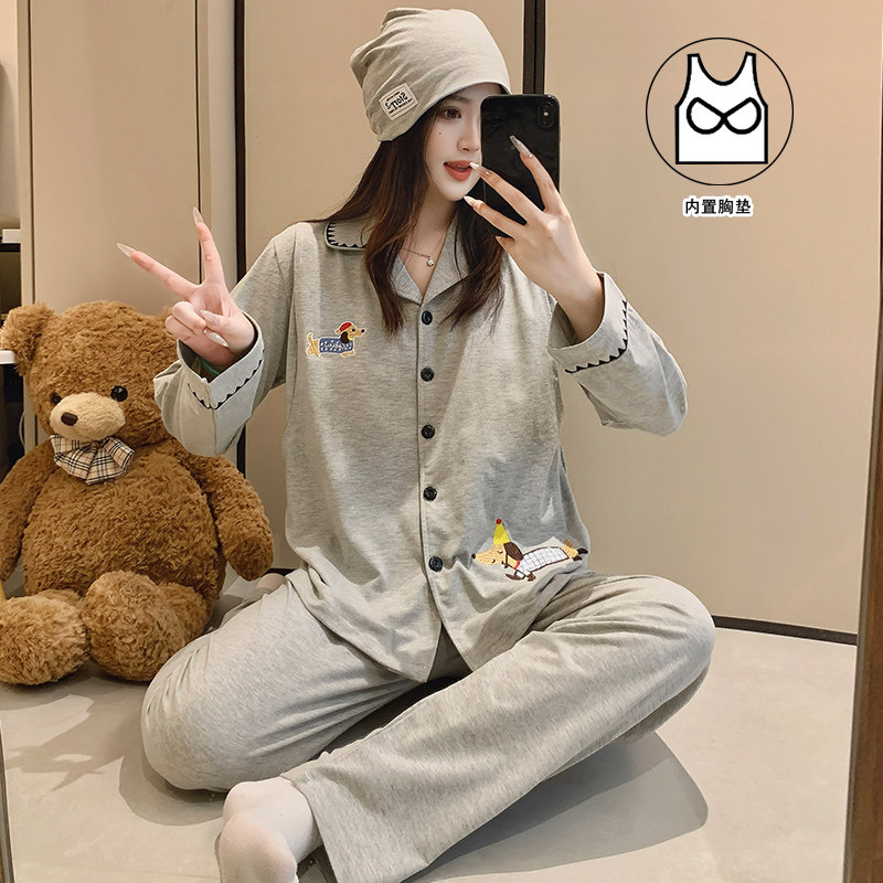 带胸垫月子服3月份四季款纯棉全棉吸汗产后大码孕妇睡衣春秋哺乳4,孕妇装/孕产妇用品/营养,家居服套装,淘宝优惠券,粉丝福利购,淘宝优惠卷