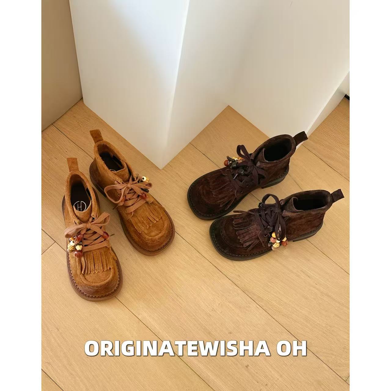 【甜甜圈专属】ORIGINATEWISHAOH  设计师款短靴 OH3A57-02