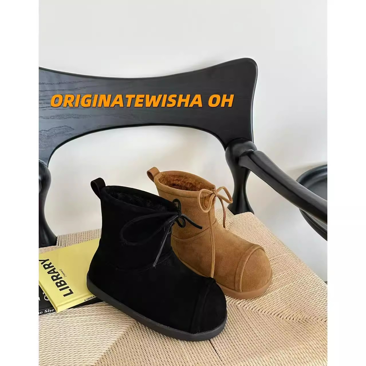 【金金宠粉】“阿童木Atom”反毛版 金金自留短靴 OH5813-1