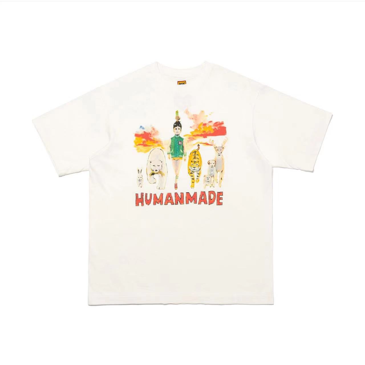 现货日本 HUMAN MADE KEIKO SOOTOME T-SHIRT动物插画短袖T恤