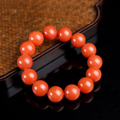 天然和田玉原石手链籽料