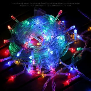 彩灯房间卧室线串灯闪光灯满天星防水灯LED小灯泡节日庭院装饰灯