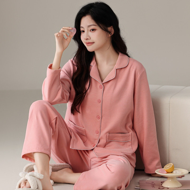 绮瑞秋冬女士家居服澳舒棉睡衣冬季女款德绒保暖优雅妈妈大码套装