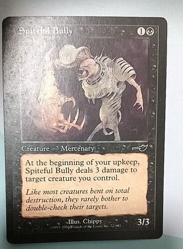 万智牌 凶狠恶霸 Spiteful Bully