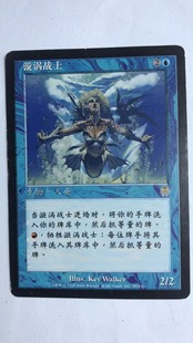 蓝色 金 上海文波 漩涡战士 MTG 实拍 启示录 简中 万智牌 金牌