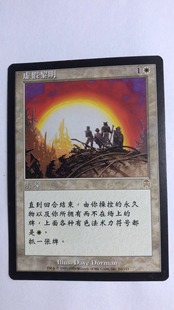 白色 金 上海文波 虚假黎明 MTG 实拍 启示录 简中 万智牌 金牌