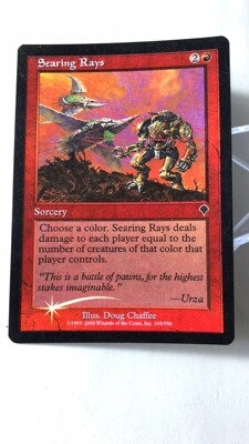 万智牌 炙热射线 闪 平 大战役 红  简中 实拍【上海文波】MTG