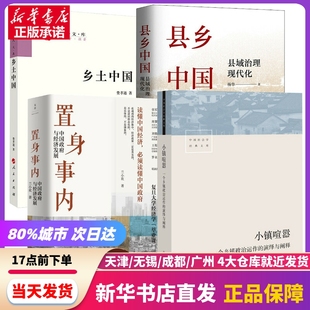 新华书店正版 置身事内 书籍 上海人民出版 乡土中国 社等 县乡中国 小镇喧嚣