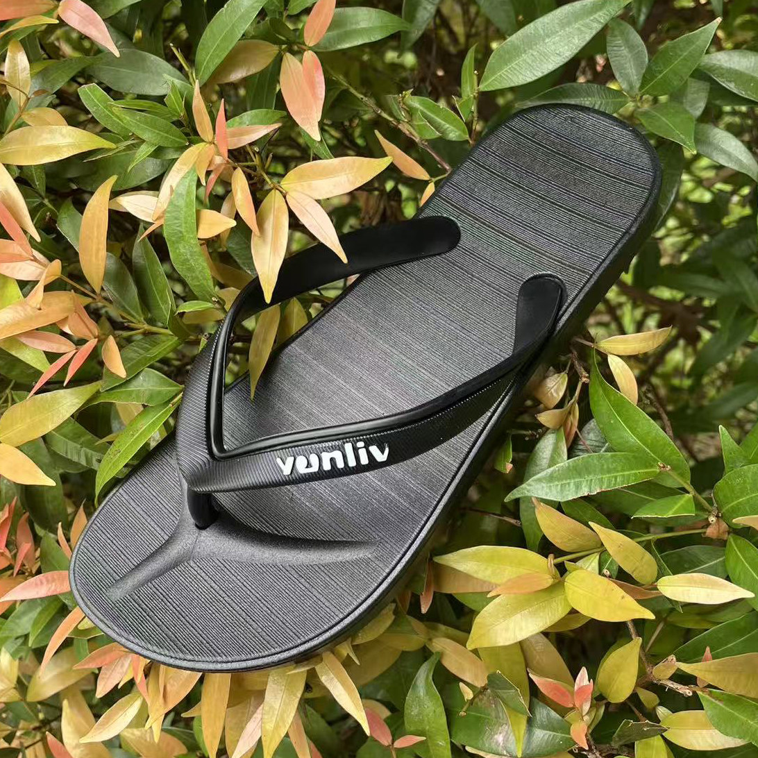 男人字拖男夏季外出家用洗澡防滑耐磨软底平底夹脚凉拖鞋