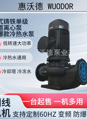 供应源立30KW冷冻循环泵GDX250-20空调补水泵DN250立式单级离心泵
