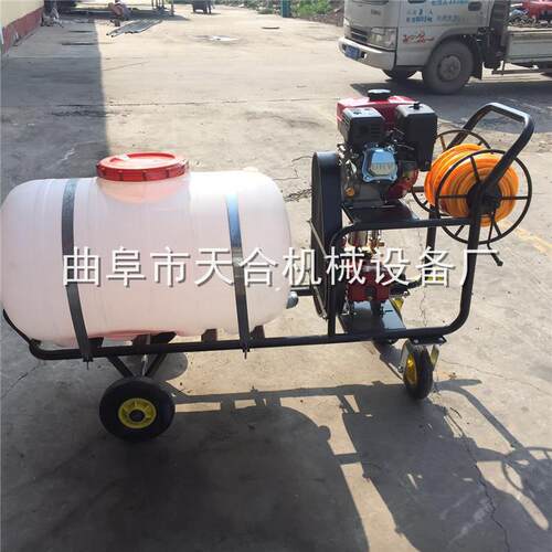 手推三轮打车农田果园大棚使用小型汽油动力200L容量三轮喷机