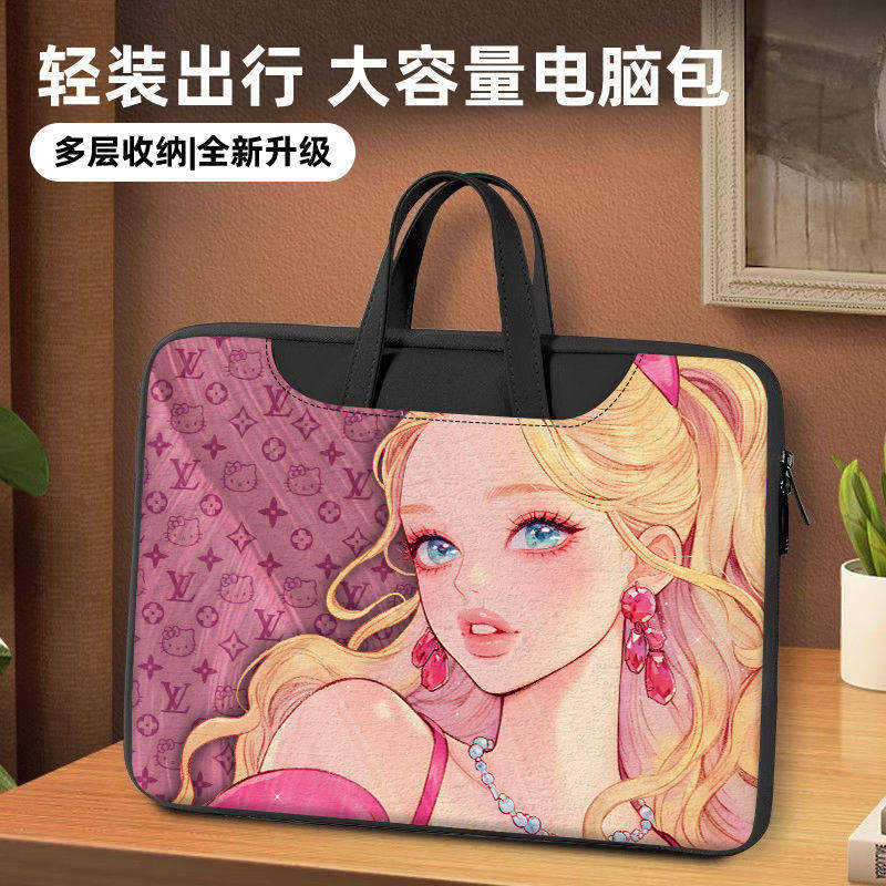 芭比Kitty防水耐磨重磅挎包电脑包新款手提适用华为matebo
