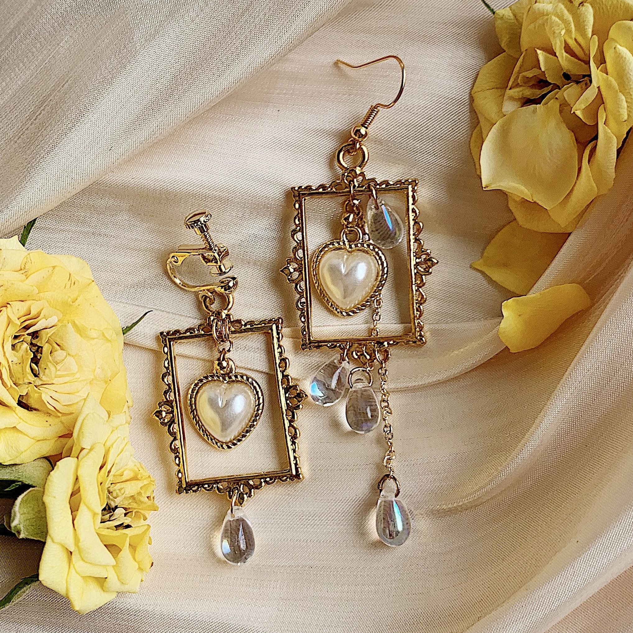 原创设计复古夸张ins耳环闪亮