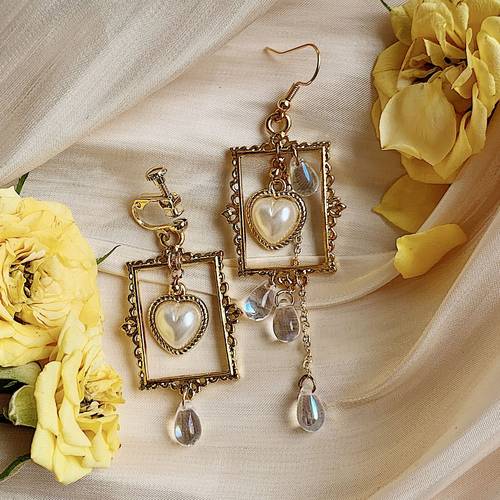 原创设计复古夸张ins耳环闪亮