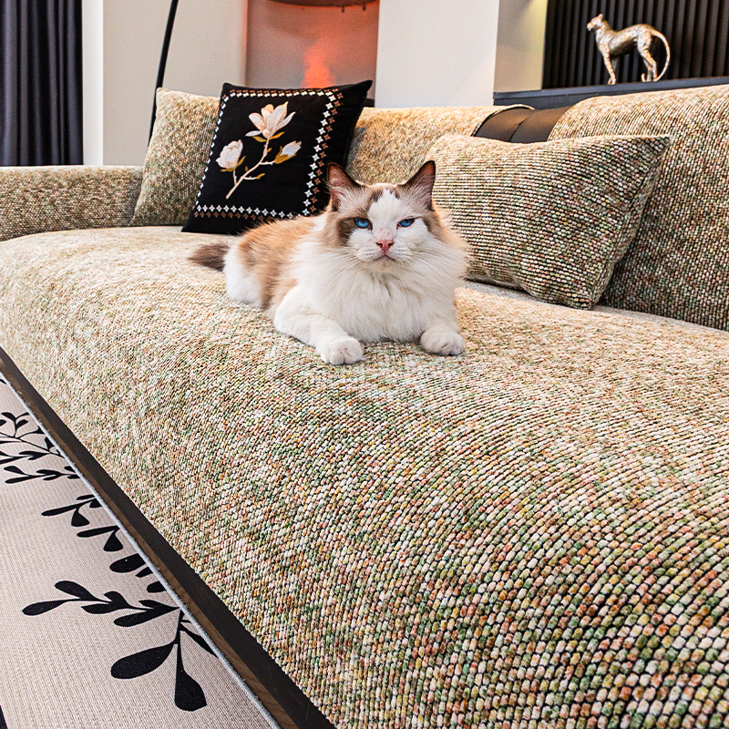 轻奢复古防抓沙发坐垫