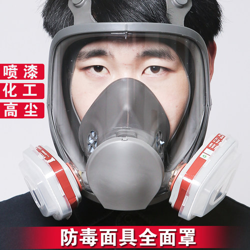 专用全脸防护面罩防尘防毒面具